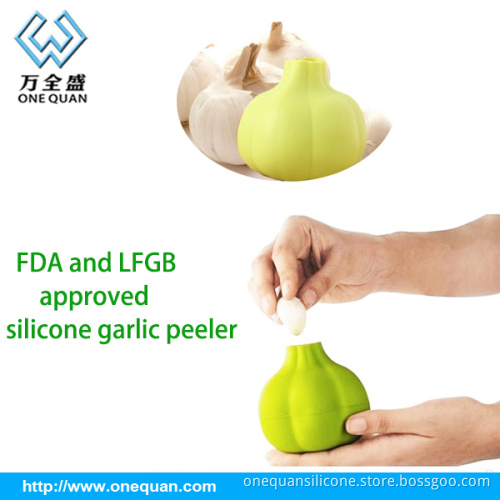 Alibaba Hot Sale Kitchen Accessory Silicone Peeler Garlic Press